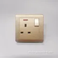 Nuevo enchufe de interruptor de luz de pared eléctrica 3 pandillas